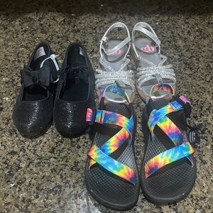 Michael Kors,Chaco, Gianni Bini girls shoes- Lot of 3